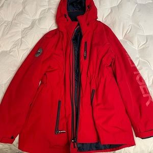 Tommy Hilfiger 3 in 1 red winter jacket